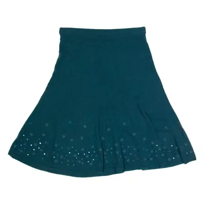 WHITE STUFF Womens Flare Skirt Blue Knee Length Wool UK 12