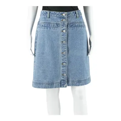 SELECTED FEMME Short Mini Skirt Blue Denim Womens UK 10