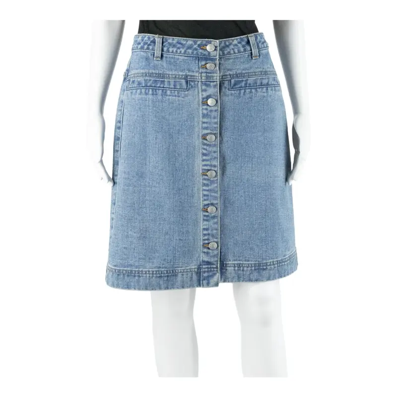 SELECTED FEMME Short Mini Skirt Blue Denim Womens UK 10