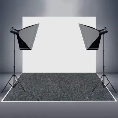 Matte Black Frosted Simple Texture Rubber Floor Mat - Aperturee