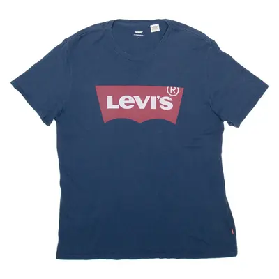 LEVI'S Mens T-Shirt Blue L