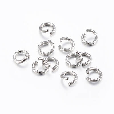 Non-Tarnish 304 Stainless Steel Open Jump Rings