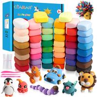 12/24/50 Color Air Dry Clay Set, Ultra Light Clay with Sculpting Tools, DIY Handicrafts