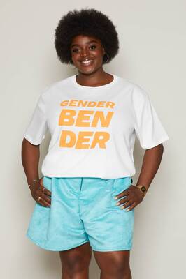 Gender Bender T-Shirt (White) | size: L