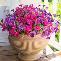 Artificial Potted Plant, Fake Flower Pot, Outdoor Fake Flower, Decorative Fake Flower for Home and Garden, Home Decor