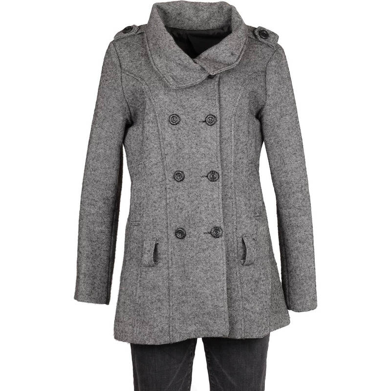 Unbranded Overcoat - Large Grey Polyester Blend