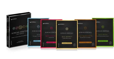 KORIKA Korean Heritage 5 Piece Fabric Face Mask Set