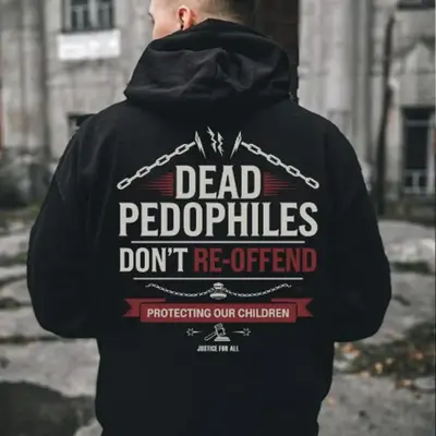 De4d P3do Don't Reoffend Printed Men's T-shirt Graphic Tee, Gift For Him, Gift For Her, Trending Shirt, T-Shirt, Sweatshirt, ...