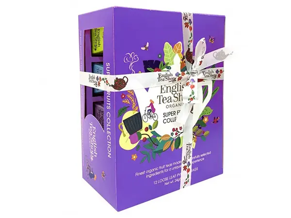 English Tea Shop Collezione Regalo Superfrutti Blu Bio 12 Piramidi
