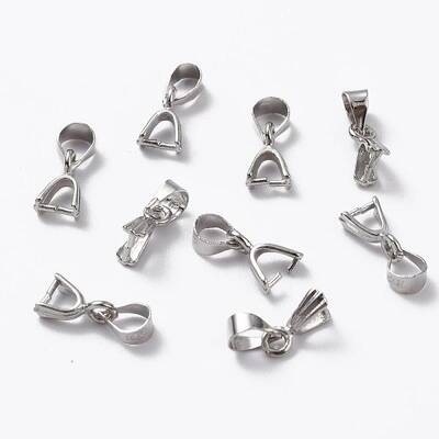 Brass Ice Pick Pinch Bails