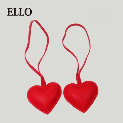 Heart Shaped Bag Charms, Fashion Women's Bag Charms, Available in Various Colors Purse Accessories Chain