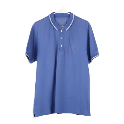 Fay Polo Shirt - Medium Blue Cotton