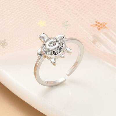 304 Stainless Steel Open Cuff Finger Rings for Women