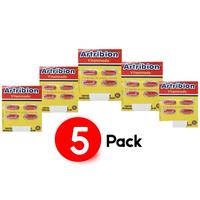 Artribion Vitamin B12 Extra Forte Dietary Supplement 20 Capsules Sugar Free Energy Boosting Formula for Adults 5 Pack