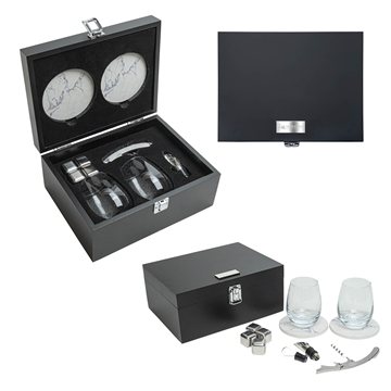 6 Custom Lewis 10-Piece Wine Set with Tools - Stainless Steel & ...