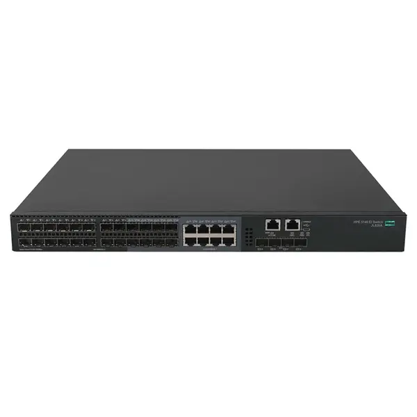 HP JL826A | FlexNetwork 5140 16 x Ports 1000Base-X SFP + 8 x Ports Dual Personality RJ45/SFP + 4 x Ports Fixed 10GBase-X SFP+...