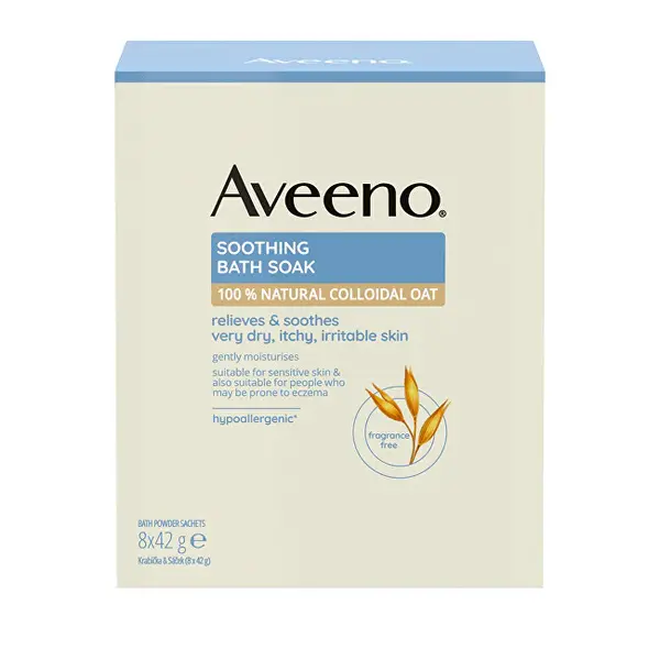 Aveeno Soothing shower gel 8 x 42 g