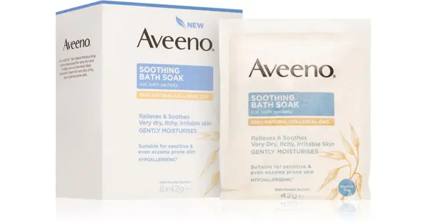 Aveeno Soothing shower gel 8 x 42 g