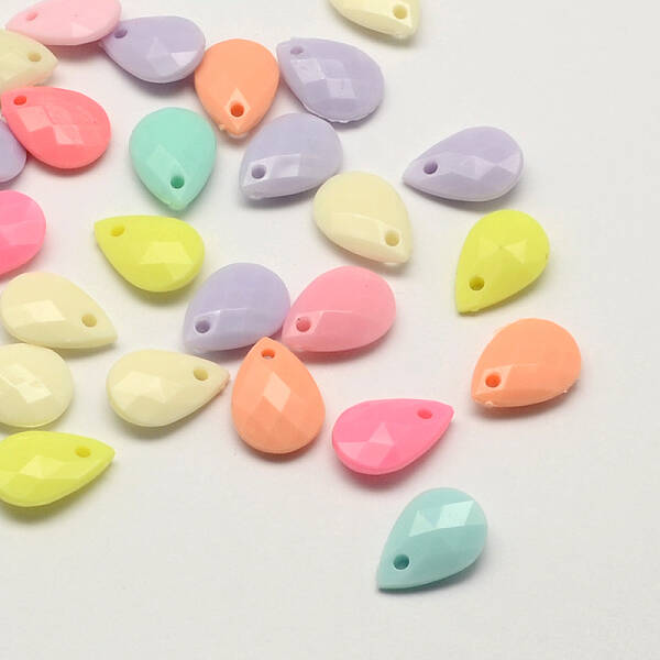 Opaque Acrylic teardrop