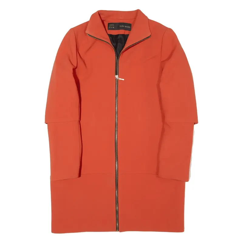 ZARA BASIC Jacket Orange Womens S