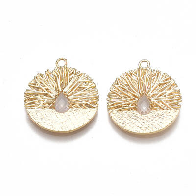 Brass Filigree Pendants