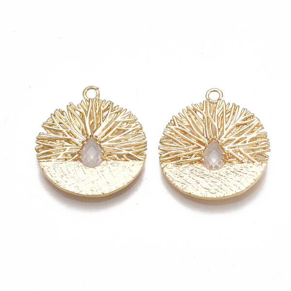 Brass Filigree Pendants