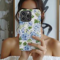 Floral Pattern Phone Case, Decorative Phone Protector Cover, Phone Accessories Compatible with iPhone 11 12 13 14 15 16 Pro M...