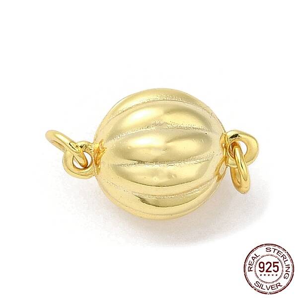 Rack Plating 925 Sterling Silver Magnetic Clasps