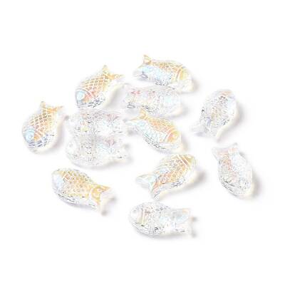 Transparent Electroplate Glass Beads