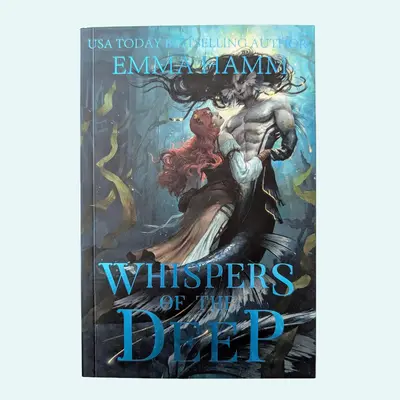Whispers of the Deep [Foiled Cover] - Merman Monster Romance - Signed Paperback - Deep Waters Book #1