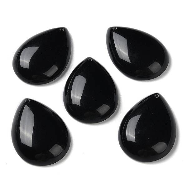 Natural Obsidian Pendants