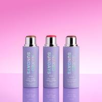 Naked Sundays SPF50 Glow Balm Mineral Peptide Stick Blushes Makeup Flawless UV Hydrating 8g - Pink Pop Dusty Rose Bronze Shad...