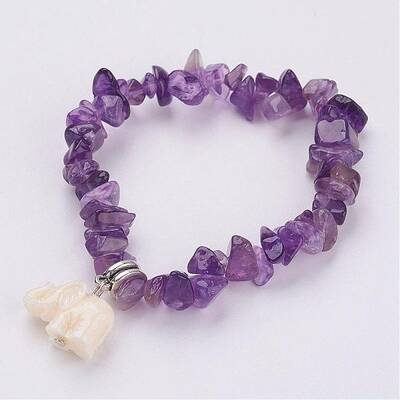 Resin Elephant Charm Bracelets
