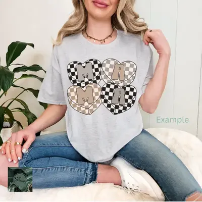 Mama designed Mystery Grey  T-Shirts and Crewnecks Comfortable  Top Womenswear graphic tees cute Fit Fitted
