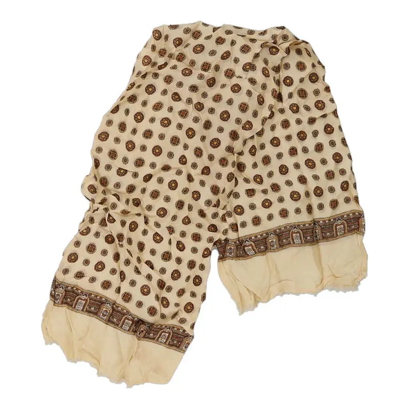 Unbranded Scarf - No Size Beige Polyester