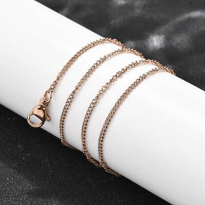 201 Stainless Steel Twisted Chain Necklaces