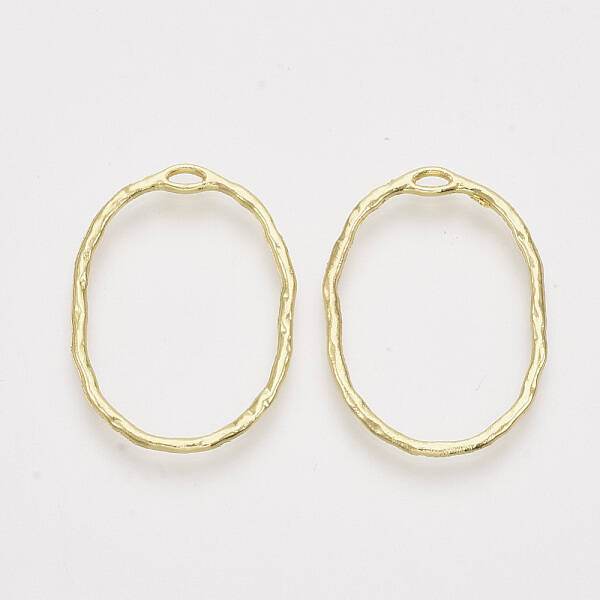 Alloy Open Back Bezel Pendants