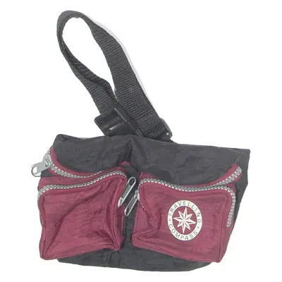 TRAVELLING COMPASS Womens Bum Bag Maroon 90s