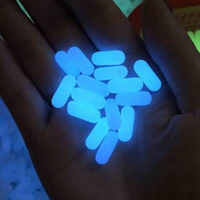 Synthetic Luminous Stone Beads