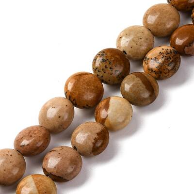 Natural Picture Jasper Beads Strands