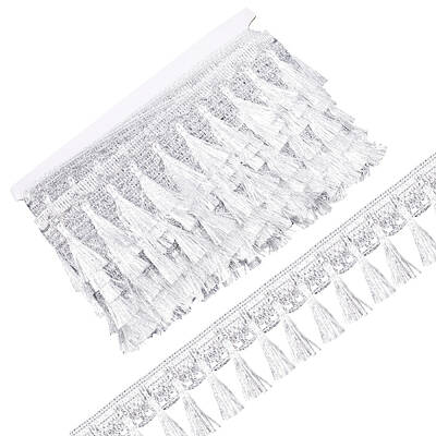 12M Filigree Polyester Lace Fringe Trim