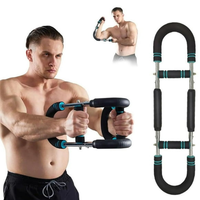 2025 Pro Twister Arm muscle Trainer, 60-100lb Adjustable Power Twister Bar, Chest Shoulder Arm Workout Equipment, Portable De...
