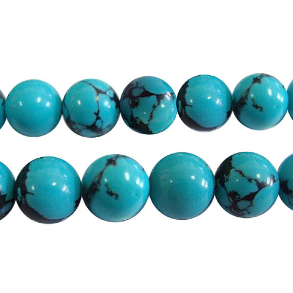 Synthetic Turquoise Beads Strands