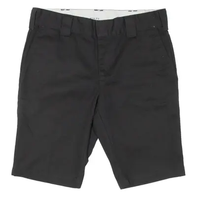 DICKIES Mens Workwear Shorts Black Slim S W29