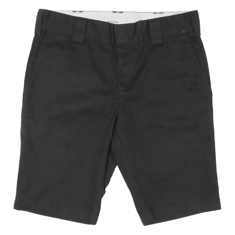 DICKIES Mens Workwear Shorts Black Slim S W29