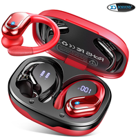 RythmWave BX-27 Wireless Bluetooth Earbuds 75Hrs Bluetooth 5.3 Ear Buds for Sports, Hi-fi Stereo Earphones with LED Display C...