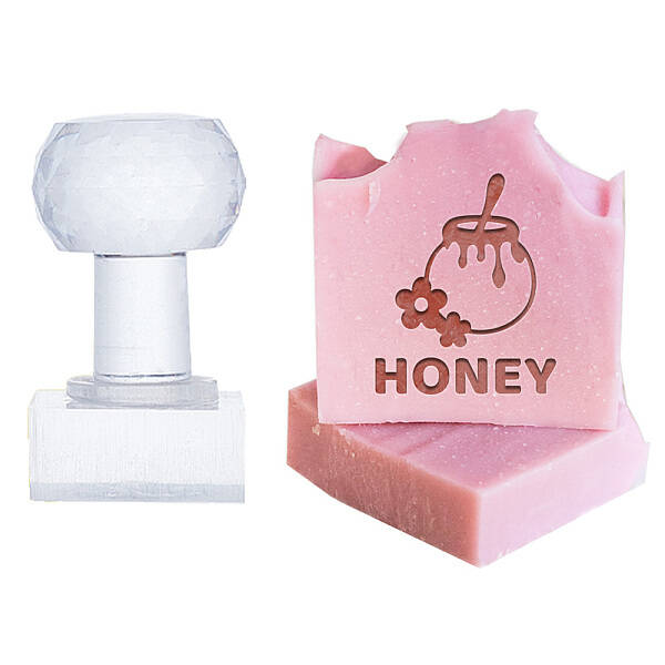 Clear Acrylic Soap Stamps with Big Handles