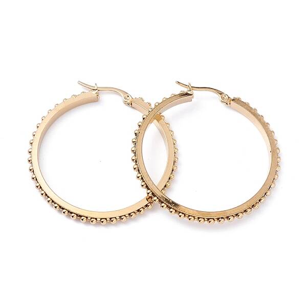 304 Stainless Steel Hoop Earrings