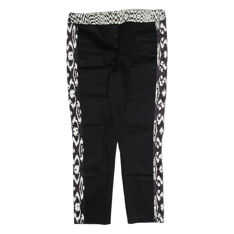 KAREN MILLEN Womens Trousers Black Slim Tapered W32 L26