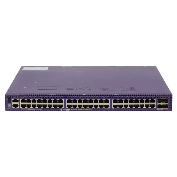16702-BF Extreme Networks X460-G2 Series 48 x Ports 1GbE RJ-45 + 4 x Ports SFP+ 1U Rack-mountable Layer 3 Managed Gigabit Eth...